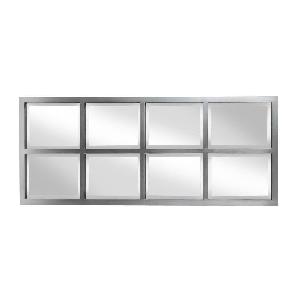 46" Full Length Silver Rectangular Wall Mirror