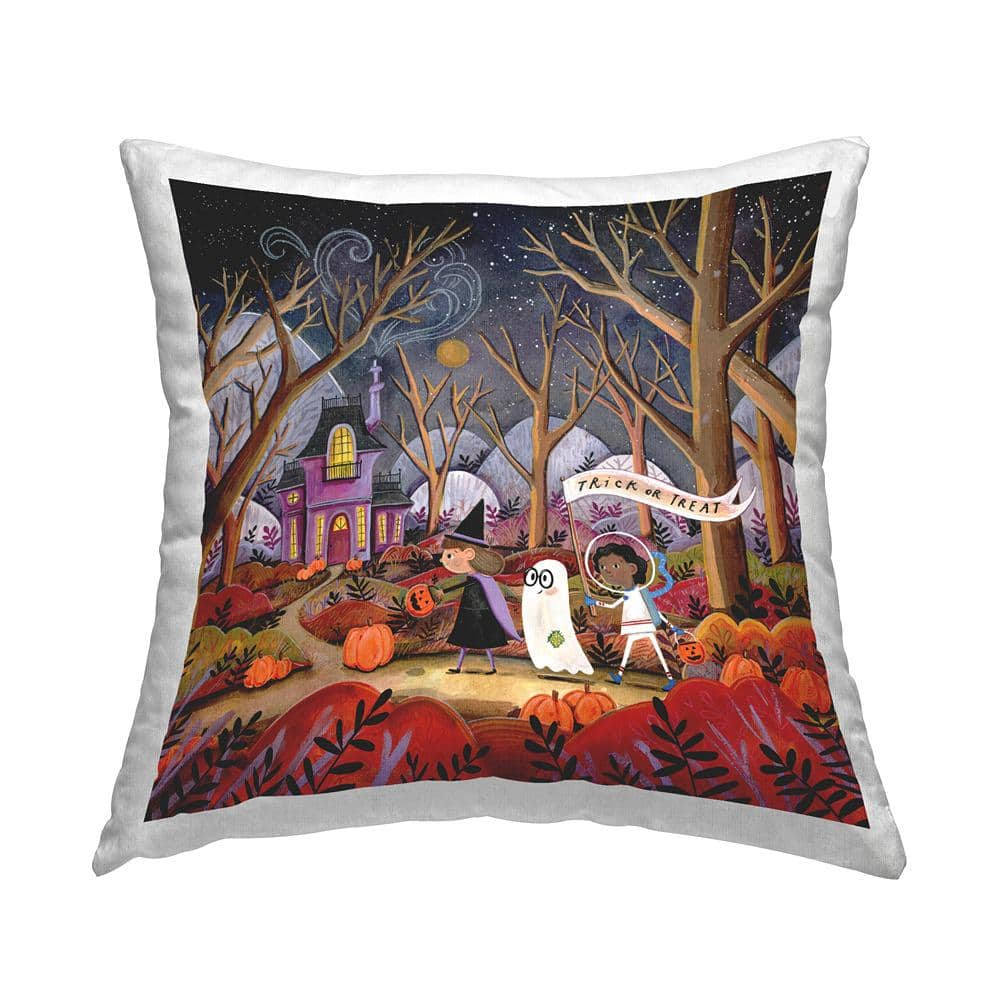 Rachel Halloween blanket 2024 & multicolor pillow