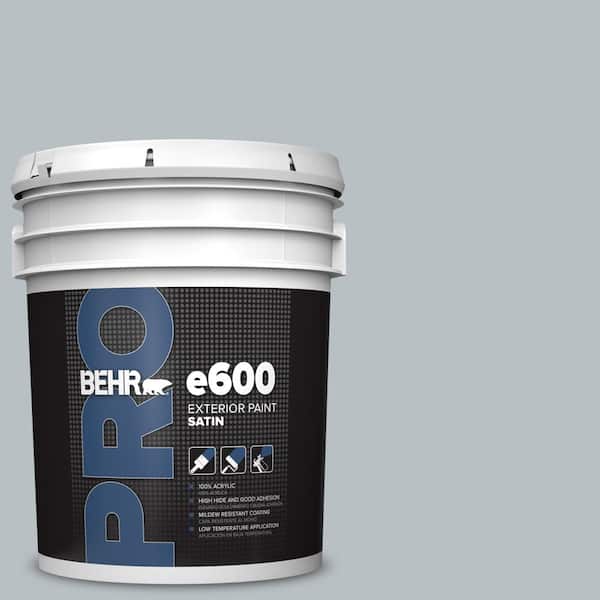 BEHR PRO 5 gal. #750E-3 Skyline Steel Satin Exterior Paint