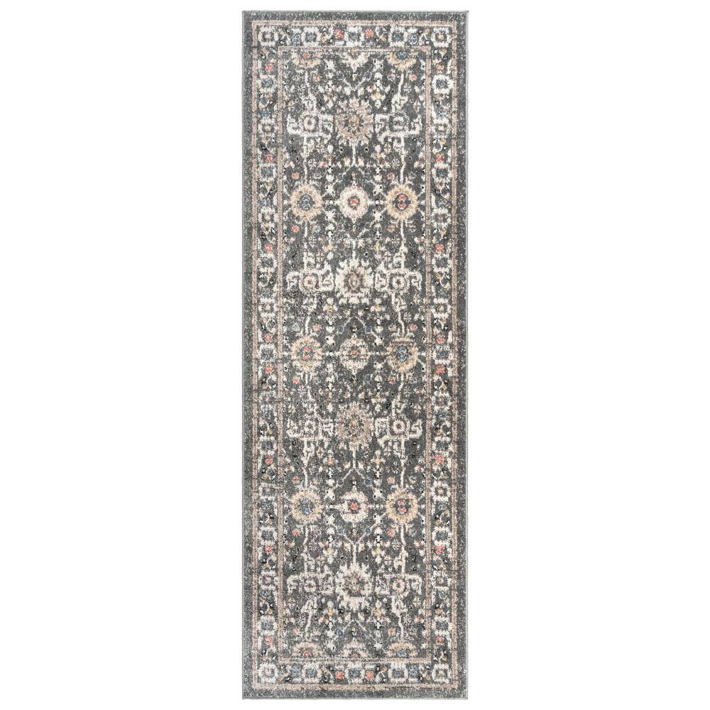 Heirloom Gray Tufted Polypropylene 2'2" x 6' Runner Rug