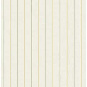 Dandelion and Pomme Andree Stripe Paper Unpasted Nonwoven Wallpaper Roll 60.75 sq. ft.