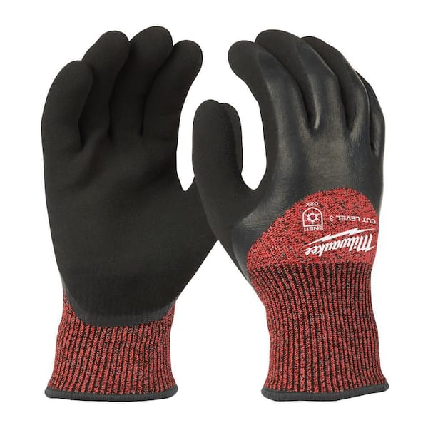 Milwaukee X-Large Red Latex Level 3 Cut Resistant Insulated Winter
