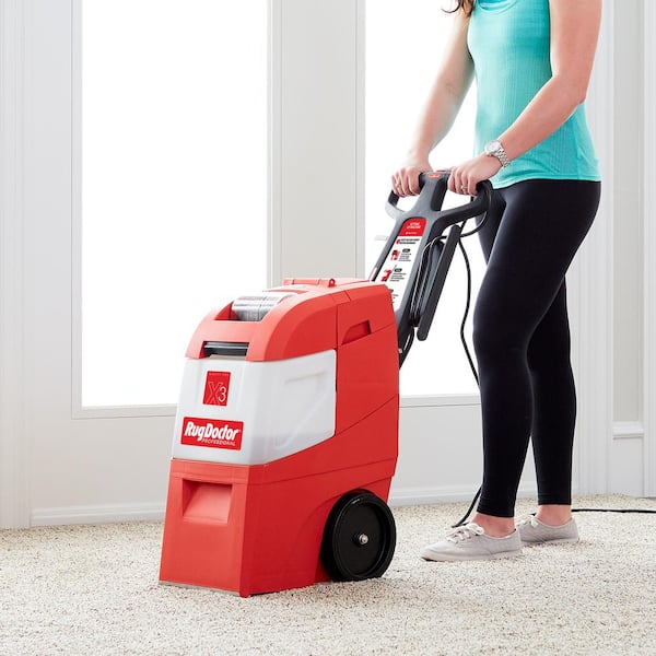 Rug Doctor Mighty Pro X3 Commercial Upright Carpet Cleaner With Large Red Pack 90010 The