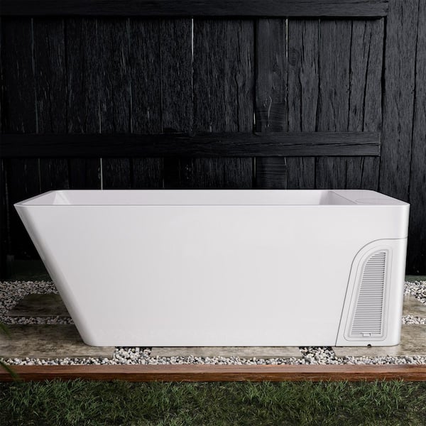 All-in-one 2-Person 2 Jet 120V Cold Plunge Tub with Built-in Lighting, Digital Control & Adjustable Temperature