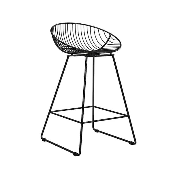 Black Metal Wire Counter Stool, Bar Stools Target Commercial