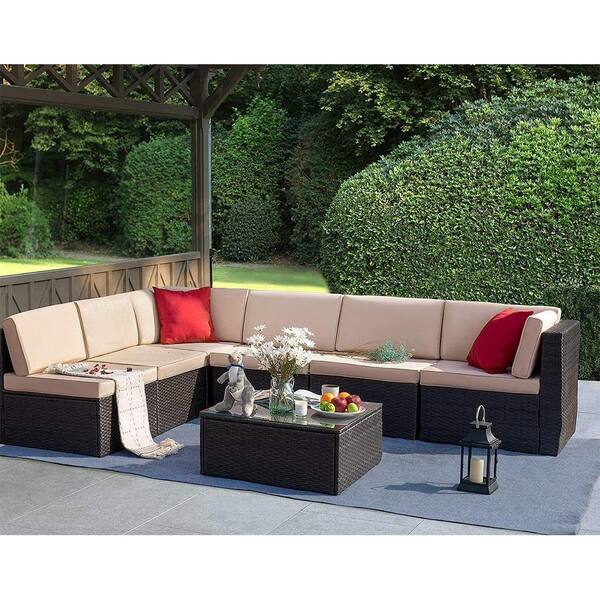 7 person outdoor sectional