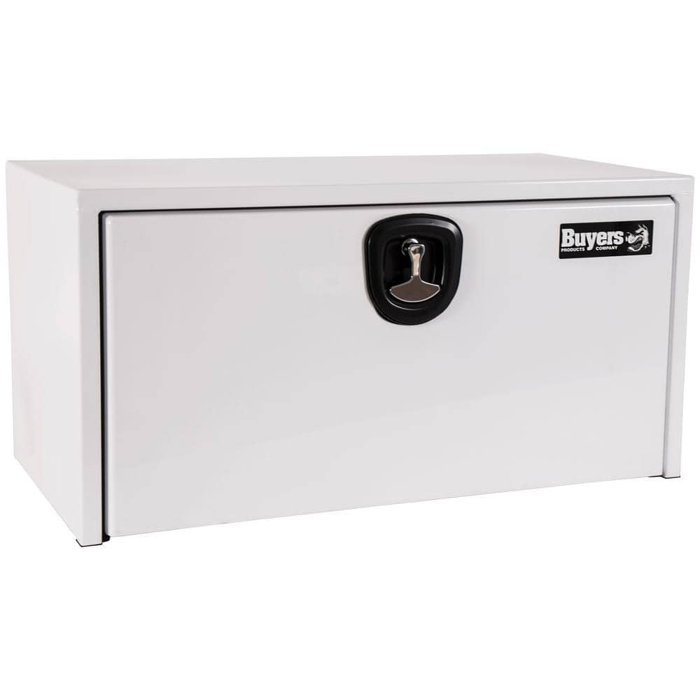 Buyers Products Company 18 in. x 18 in. x 30 in. White Steel Underbody Truck Tool Box