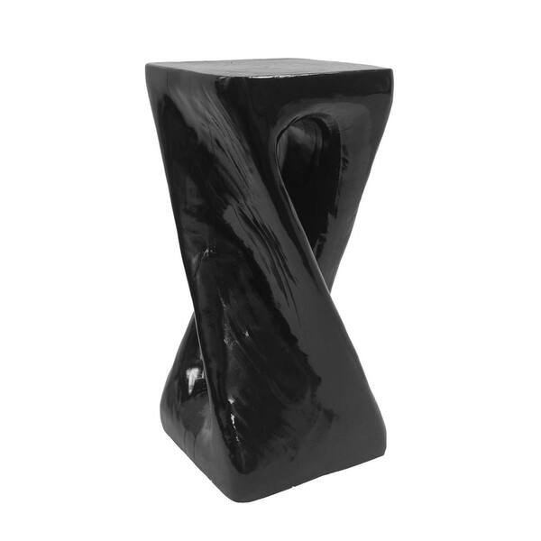 Outdoor Black Magnesium Oxide Side Table BFDATENUM727 - The Home Depot