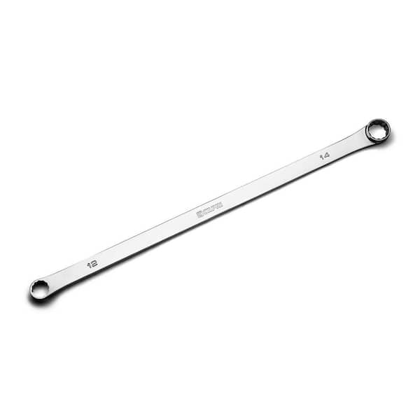 Capri Tools 12 mm x 14 mm 0-Degree Offset Extra-Long Box End Wrench