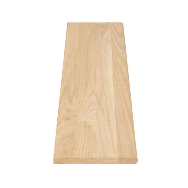 11-1/2 in. x 1 in. x 48 in. Red Oak Wood No Return Plain Cut Stair Landing Tread 48-Stair Tread