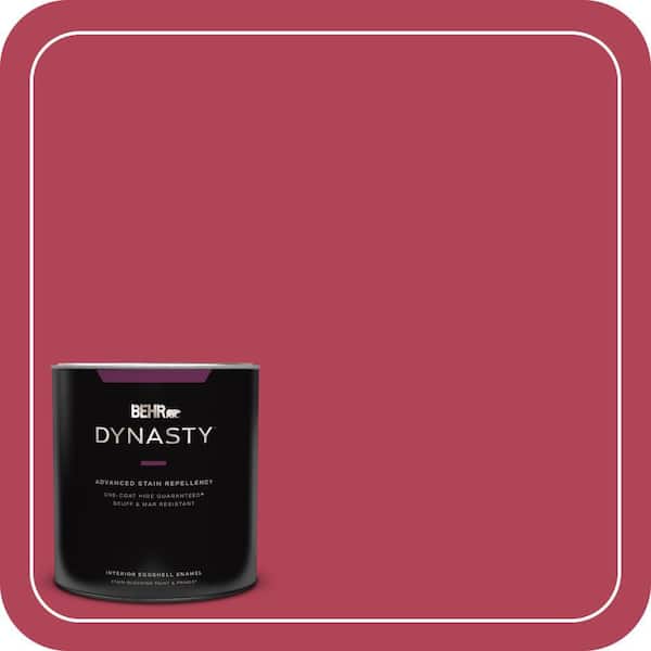 BEHR DYNASTY 1 qt. #130B-7 Cherry Wine Eggshell Enamel Interior Stain-Blocking Paint and Primer