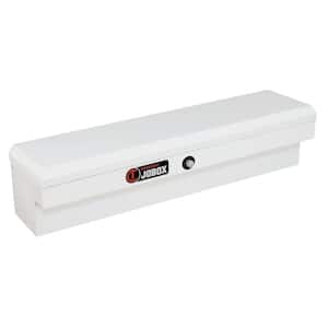 Jobox 47-1/2 in. White Steel Pushbutton Gear-Lock™ Innerside Top Mount Truck Tool Box with Mounting Kit