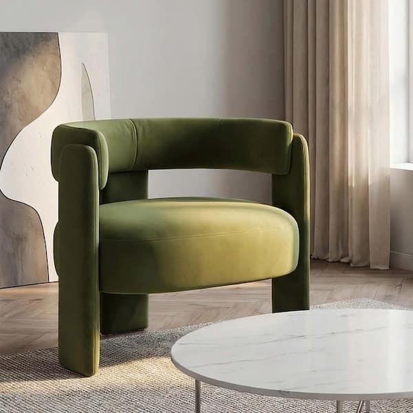 green velvet dressing table chair Metal 27.56 in. Tall Makeup Vanity Stool, Comfy Single Sofa Upholstered Lounge Arm Chair Accent Chair W3244P417183YF pink co ord