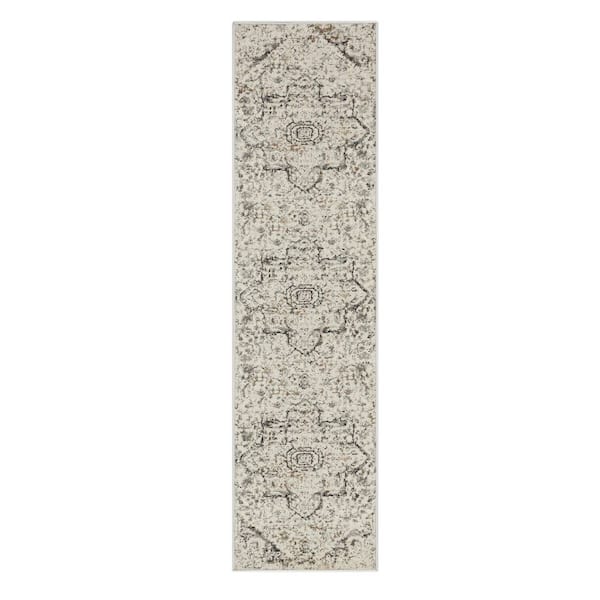Mohawk Home Damon Cream 2 ft. x 10 ft. Runner Rug