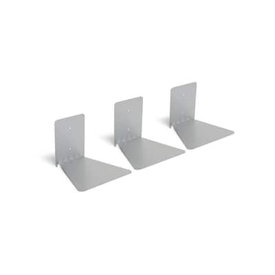 5.5 in. x 1.82 in. Silver Conceal 3-Small Shelves