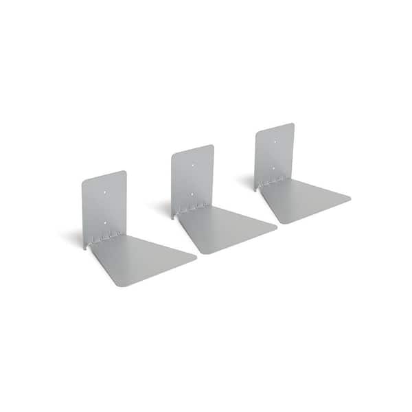 Umbra 5.5 in. x 1.82 in. Silver Conceal 3-Small Shelves