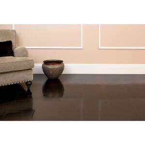 Sterling Black Solid 12 in. x 12 in. Peel and Stick Vinyl Tile (20 sq. ft. / case)