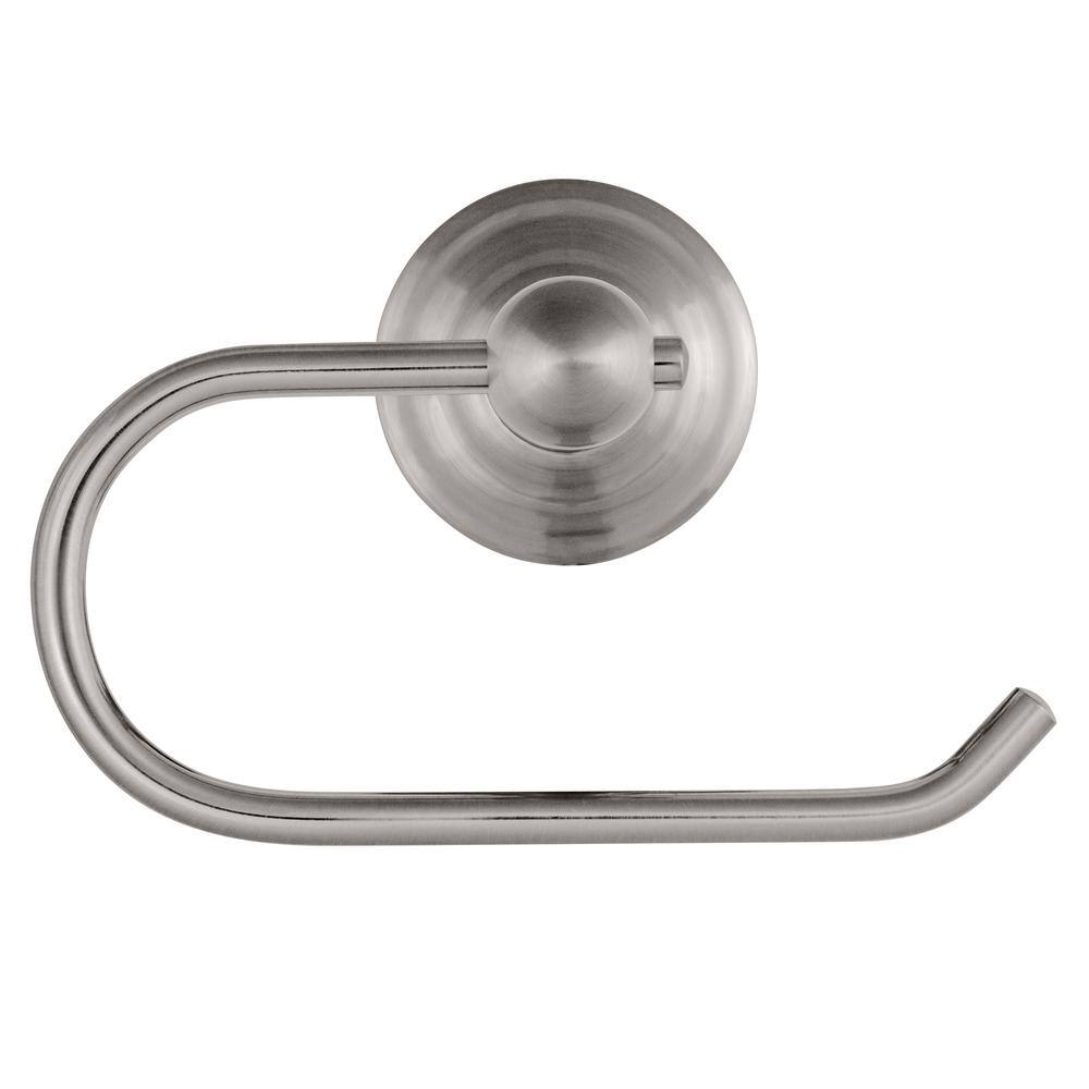 Satin Nickel Wall Mounted Euro Toilet Paper Holder