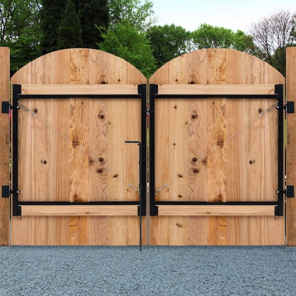 Adjust-a-Gate 72-119 in. W x 47 in. H Steel Gate Frame Kit, Original Double Drive Gate Full Frame Gate Kit
