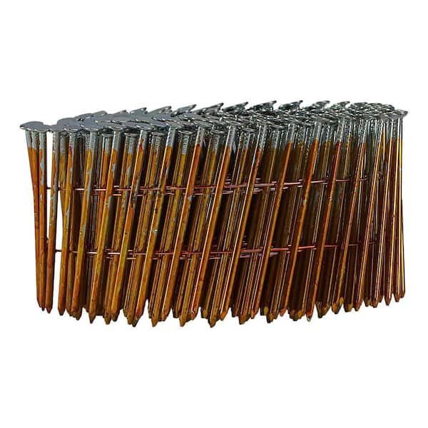 Freeman 15-Degree 2-1/4 in. Wire Collated Galvanized Smooth Shank Coil Siding Nails (3600-Count)