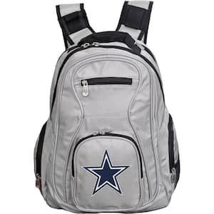 Dallas Cowboys NFL L708 20 in. Gray Backpack with Laptop Compartment
