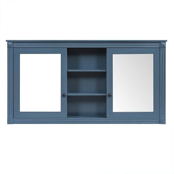 niveal Opal 55 in. W x 28.7 in. H Rectangular MDF Surface Mount