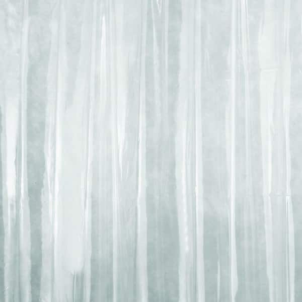 Interdesign X Wide Shower Curtain Liner In Clear 14591 The Home Depot Interdesign X Wide Shower Curtain Liner, Wide Shower Curtain