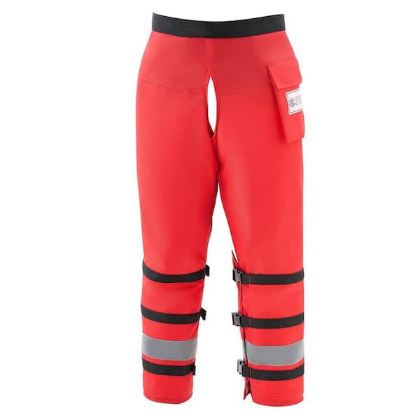 Goodhd 9-Layer Chainsaw Chaps Protective Pants With Adjustable Belt For Men Women Logging Cutting Safety,L