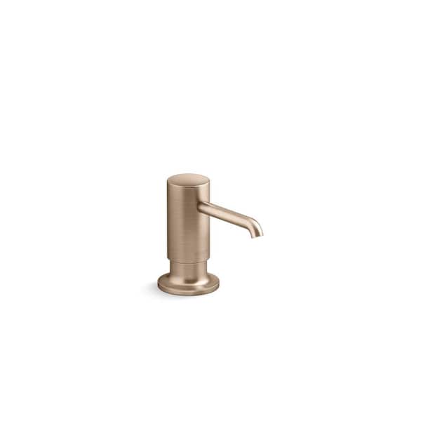 KOHLER Purist Soap/Lotion Dispenser in Vibrant Brushed Bronze