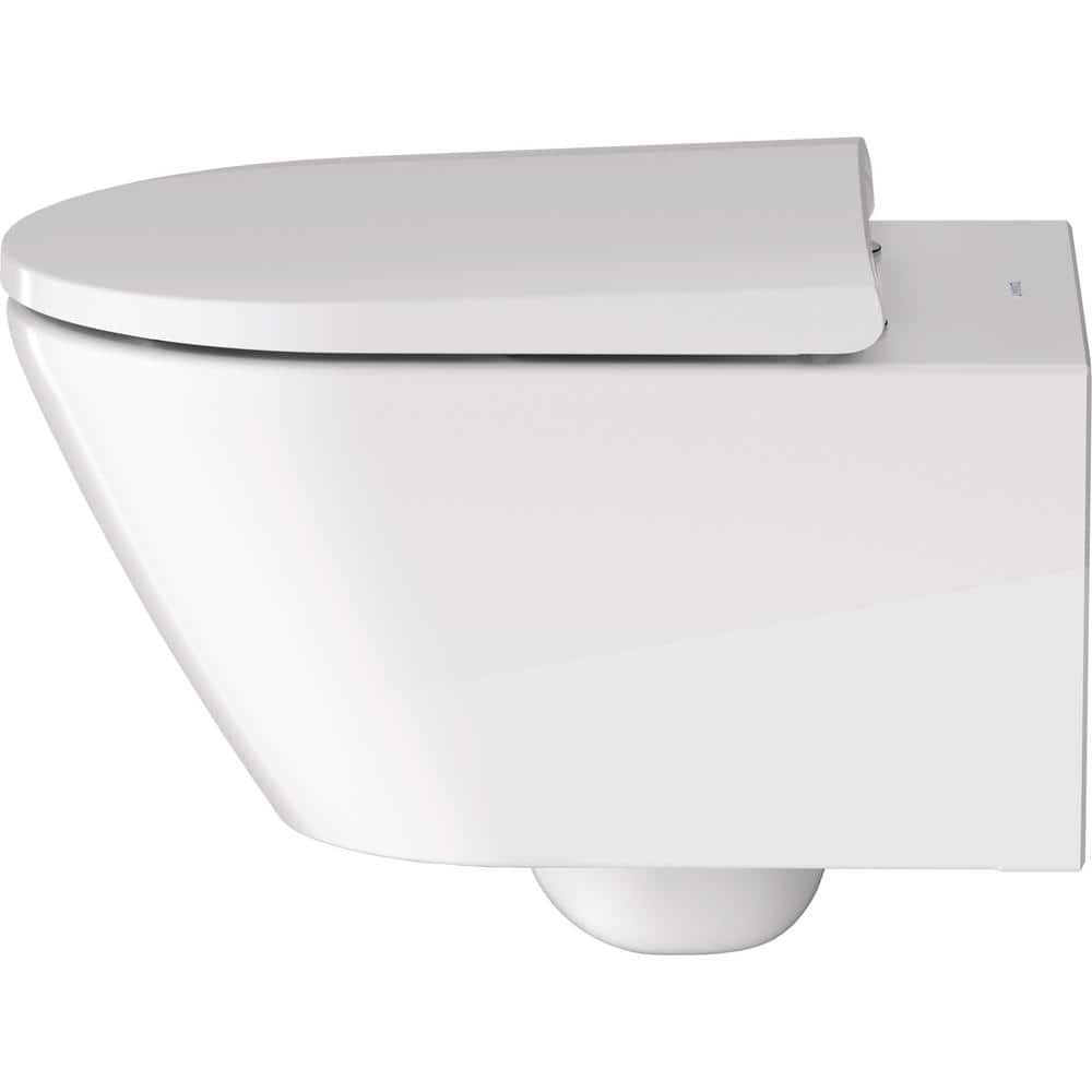 White High Gloss Wall-Mounted Toilet