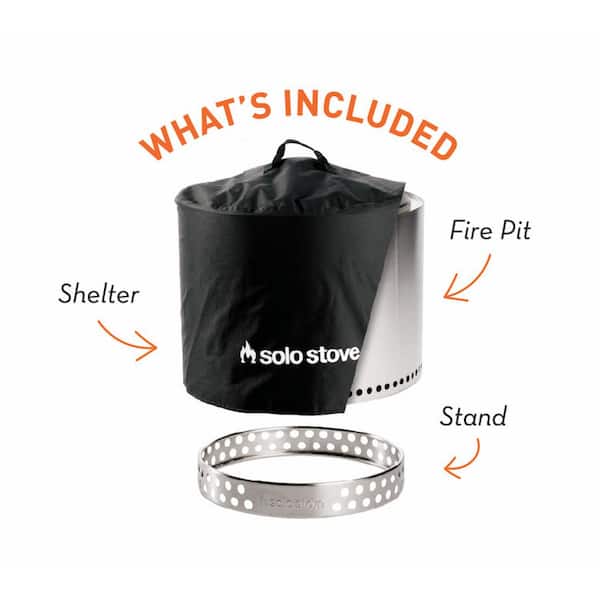 Solo Stove Ranger, Stand, Shelter Bundle Outdoor Stainless Steel