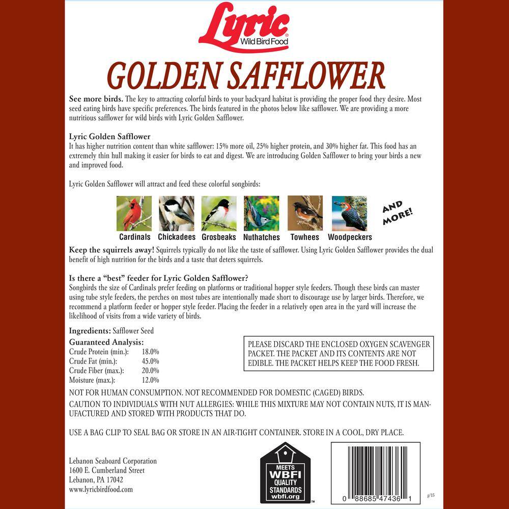 Buy 12 lbs. Golden Safflower Wild Bird Seed Online at Lowest Price in
