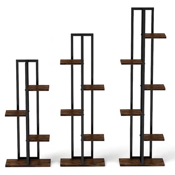 LIVIZA 46 in. H x 16 in. W x 8 in. D Indoor/Outdoor Black and