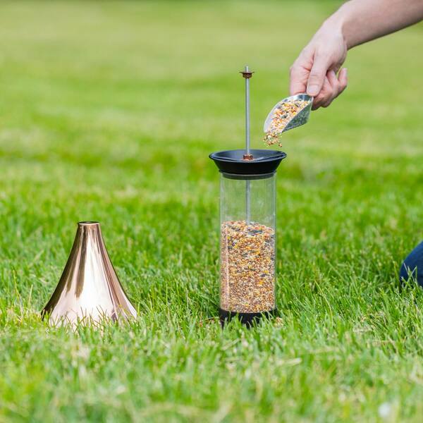 Good Directions Castella Turret-Inspired Pure Copper Bird Feeder
