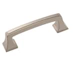 Mulholland 3 in (76 mm) Center-to-Center Satin Nickel Drawer Pull