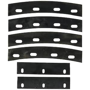 Rubber Replacement Blades for 6, 7, and 8 cu. ft.