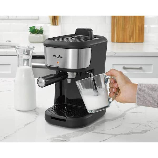 Mr. Coffee Steam Espresso Maker With Stainless Steel Frothing