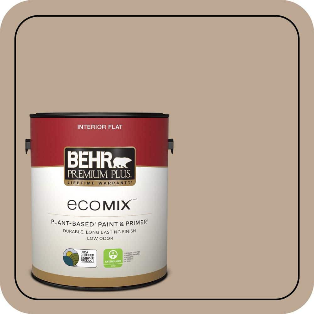 1 gal. #700D-4 Brown Teepee Flat EcoMix Plant-Based Interior Paint & Primer price history on PriceWatchPro
