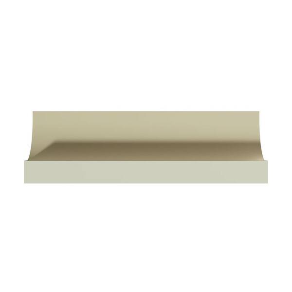 Ekena Millwork Rockwall 2.75 in. D x 4.25 in. W x 94.5 in. L Polyurethane Crown Moulding