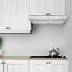 24 in. Convertible Under-Cabinet Range Hood in Stainless Steel with LED Lights