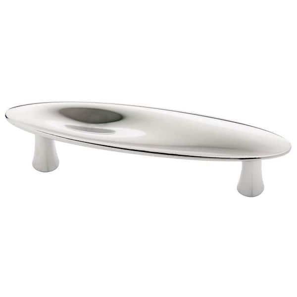 Liberty 3 in. (76mm) Polished Chrome Oval Bar Cabinet Drawer Pull