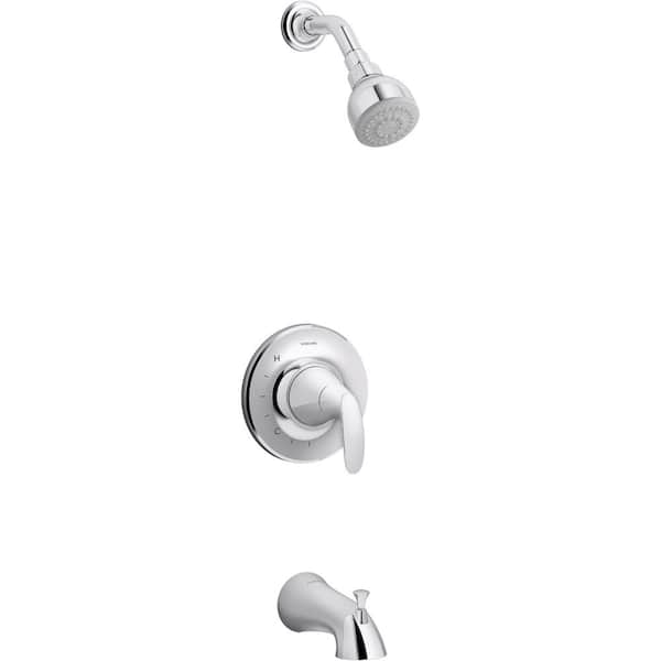 Valton Tub and Shower Faucet Trim Kit in Polished Chrome