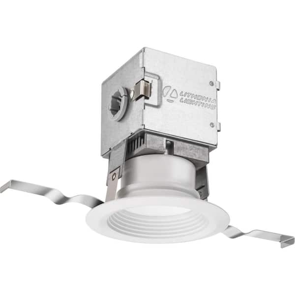 Lithonia Lighting OneUp 3 in. White Integrated LED Recessed Kit