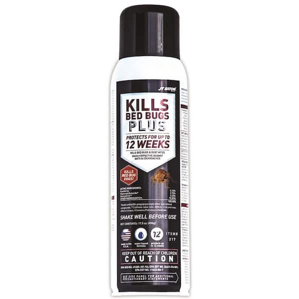 JT Eaton Kills Bed Bugs Plus 17.5 oz. Aerosol Water Based Insect Spray