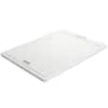 Fayer Polypropylene 18in x 13in Rectangular Cutting Board in White