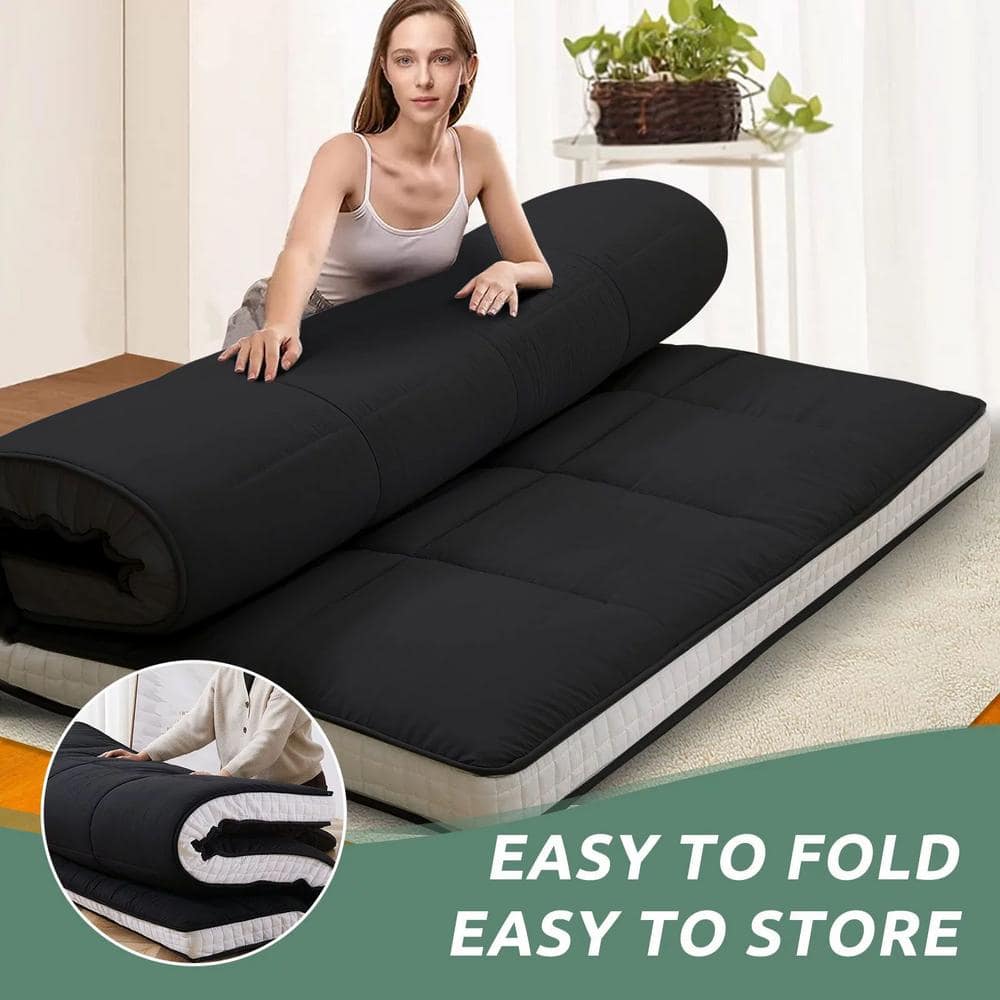 Morton マットレス BOZTIY Futon Mattress, 54 in. x 4 in. Cushion 1-Piece Deep Seating