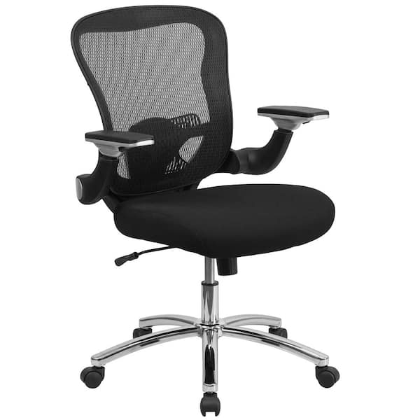 Carnegy Avenue Mesh Swivel Ergonomic Office Chair in Black CGA GO