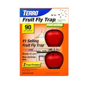 Fruit Fly Trap with Bait (2-Pack)
