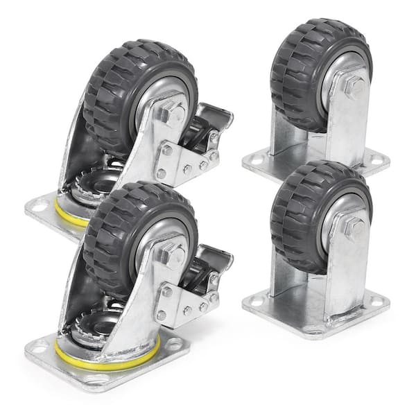 fixed role 4 pieces 2x with Brake Casters swivel role 