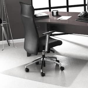 Ultimat Clear 48 in. x 60 in. Polycarbonate Corner Workstation Indoor Chair Mat for Carpets up to 1/2 in.